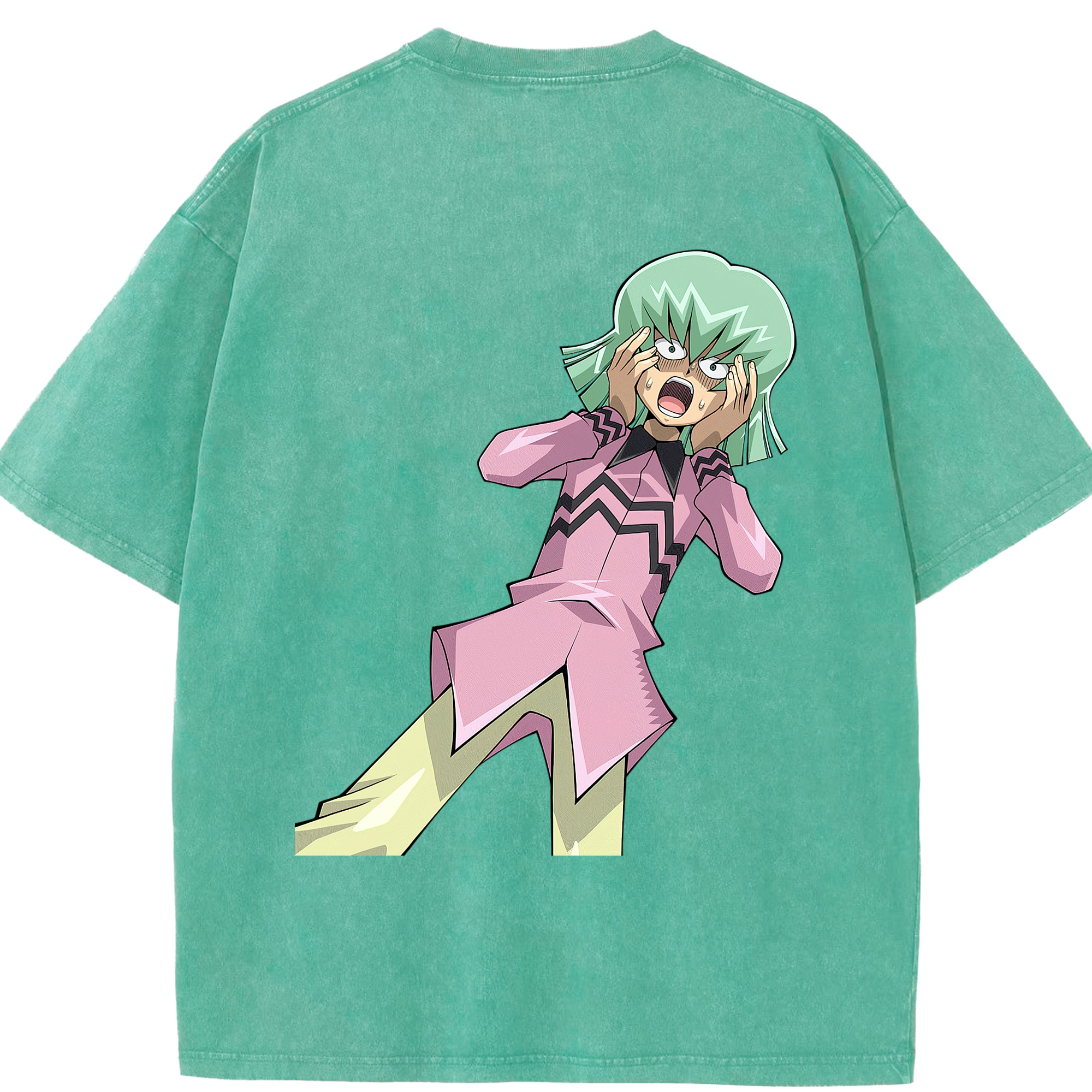 （画像用） 遊☆戯☆王 Yu-Gi-Oh! 綿100% ヴィンテージ風 半袖Tシャツ（背面プリント）